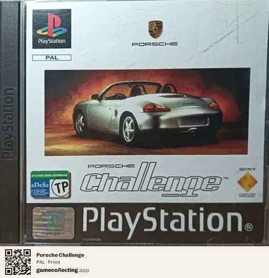 Porsche Challenge PlayStation, PAL box front