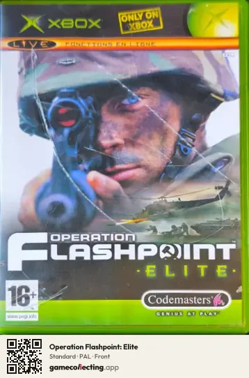 Operation Flashpoint: Elite Xbox, PAL box front