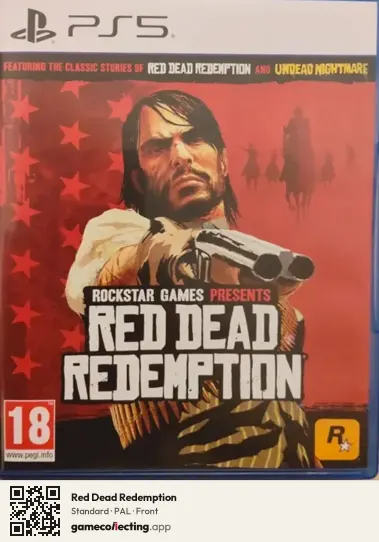 Red Dead Redemption PlayStation 5, PAL box front