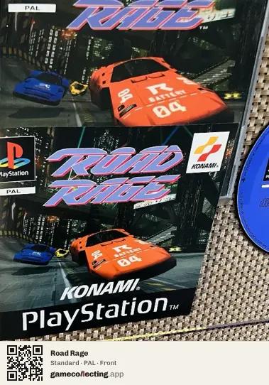 Road Rage PlayStation, PAL box front