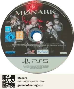 Monark PlayStation 5, PAL disc