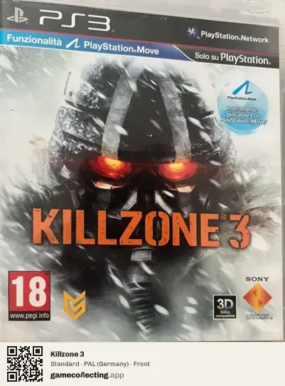 Killzone 3 PlayStation 3, Germany box front