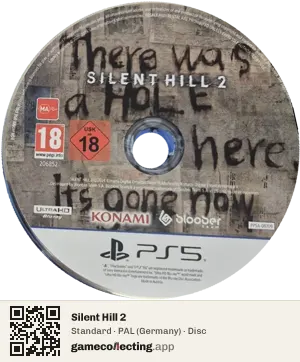 Silent Hill 2 PlayStation 5, PAL disc