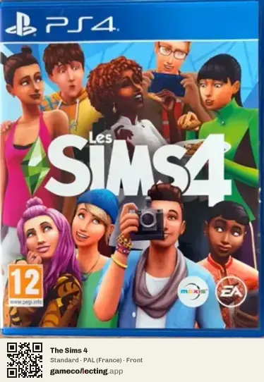 The Sims 4 PlayStation 4, France box front
