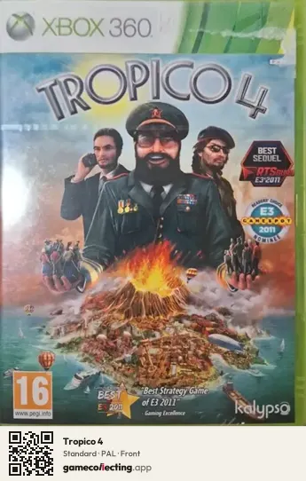 Tropico 4 Xbox 360, PAL box front