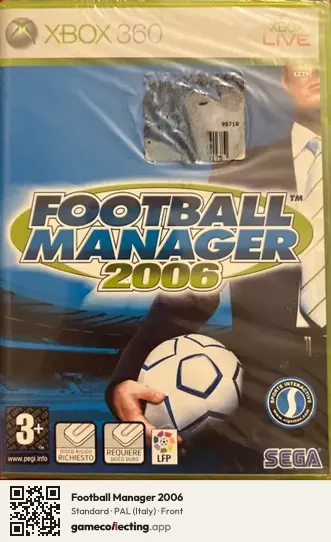 Football Manager 2006 Xbox 360, Italy box front
