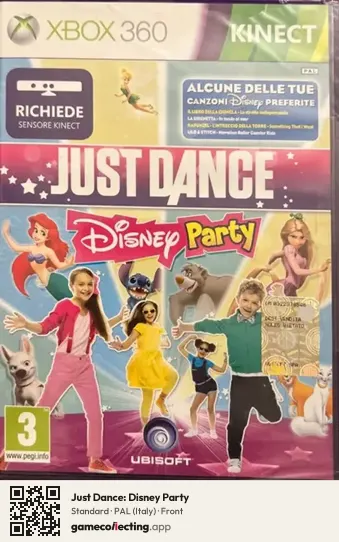 Just Dance: Disney Party Xbox 360, Italy box front