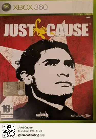 Just Cause Xbox 360, PAL box front