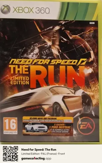 Need for Speed: The Run Xbox 360, France box front