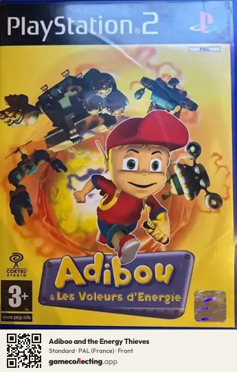 Adiboo and the Energy Thieves PlayStation 2, France box front
