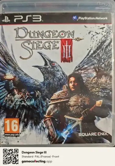 Dungeon Siege III PlayStation 3, France box front