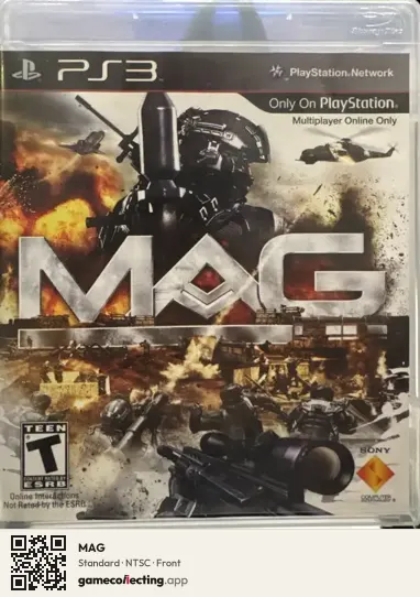 MAG PlayStation 3, NTSC box front