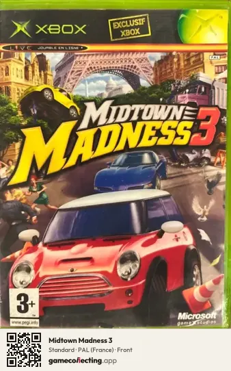 Midtown Madness 3 Xbox, France box front
