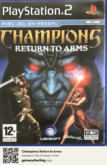 Champions: Return to Arms PlayStation 2, France box front