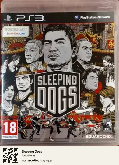 Sleeping Dogs PlayStation 3, PAL box front