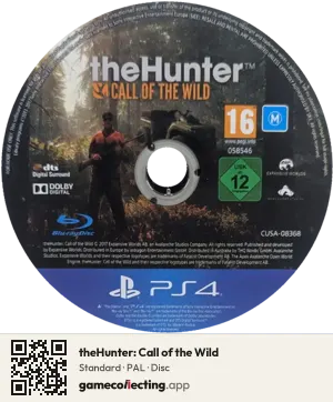 theHunter: Call of the Wild PlayStation 4, PAL disc