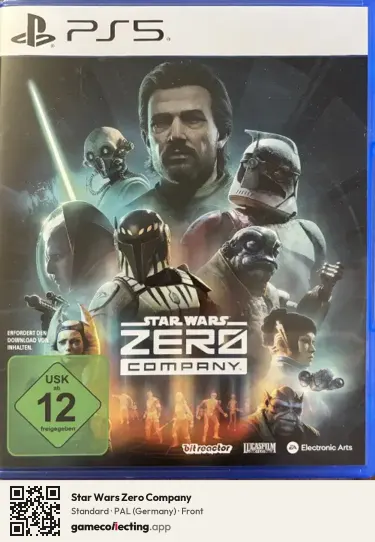 Star Wars Zero Company PlayStation 5, Germany box front