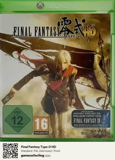 Final Fantasy Type-0 HD Xbox One, Germany box front