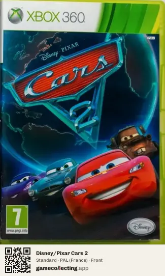 Disney/Pixar Cars 2 Xbox 360, France box front