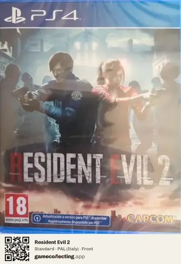 Resident Evil 2 PlayStation 4, Italy box front