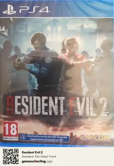 Resident Evil 2 PlayStation 4, Italy box front