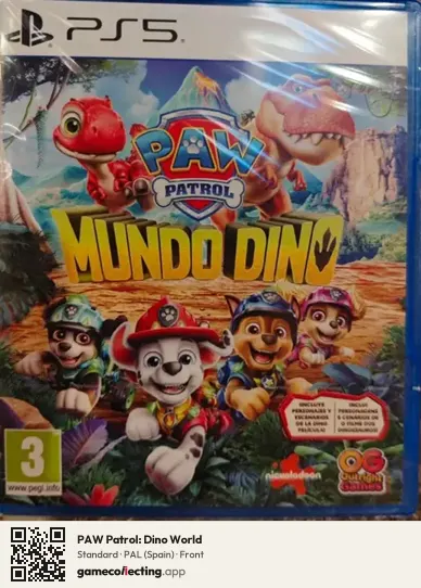 PAW Patrol: Dino World PlayStation 5, Spain box front