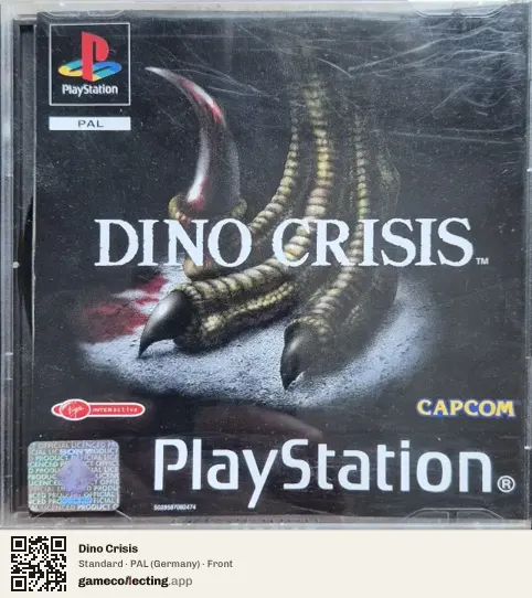 Dino Crisis PlayStation, Germany box front