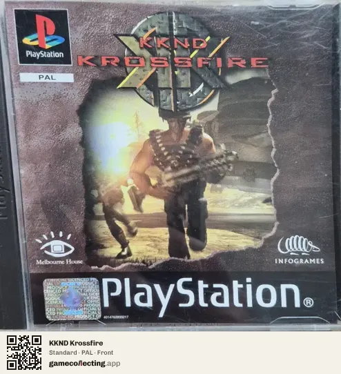 KKND Krossfire PlayStation, PAL box front