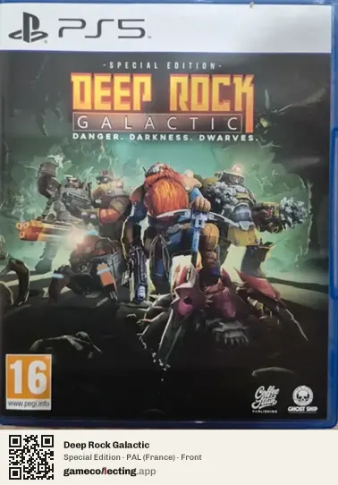 Deep Rock Galactic PlayStation 5, France box front