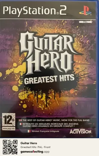 Guitar Hero PlayStation 2, PAL box front