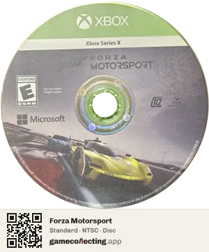 Forza Motorsport Xbox Series X, NTSC disc