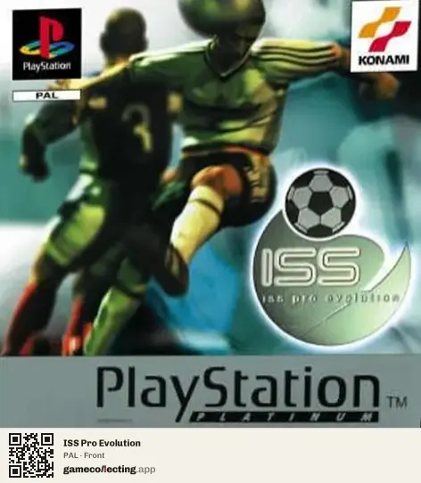 ISS Pro Evolution PlayStation, PAL box front