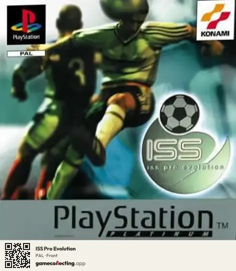 ISS Pro Evolution PlayStation, PAL box front