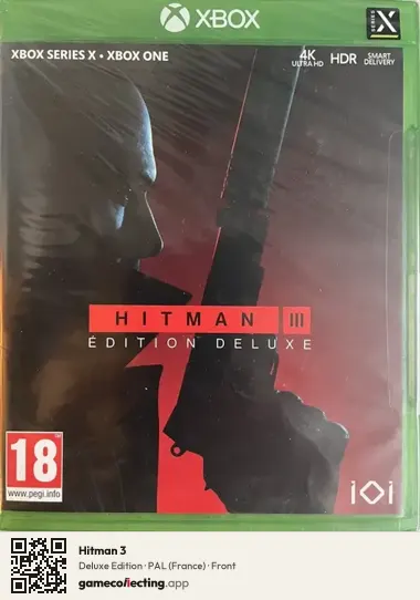 Hitman 3 Xbox Series X, France box front