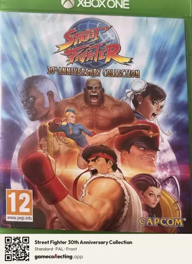 Street Fighter 30th Anniversary Collection Xbox One, PAL box front