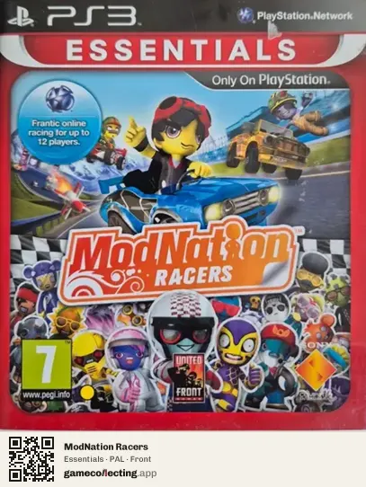 ModNation Racers PlayStation 3, PAL box front