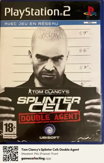 Tom Clancy's Splinter Cell: Double Agent PlayStation 2, France box front