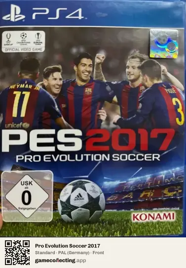 Pro Evolution Soccer 2017 PlayStation 4, Germany box front