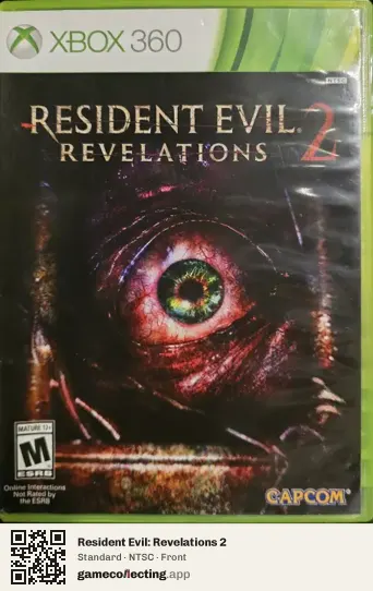 Resident Evil: Revelations 2 Xbox 360, NTSC box front
