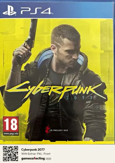 Cyberpunk 2077 PlayStation 4, PAL box front