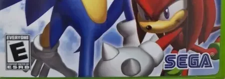 Sonic Heroes, the ESRB box on its front
