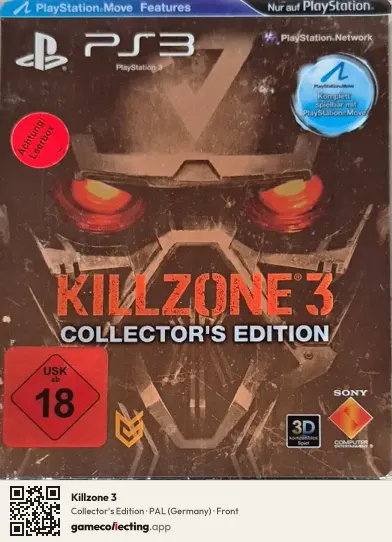 Killzone 3 PlayStation 3, Germany box front