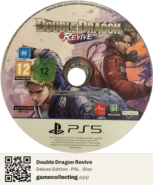Double Dragon Revive PlayStation 5, PAL disc