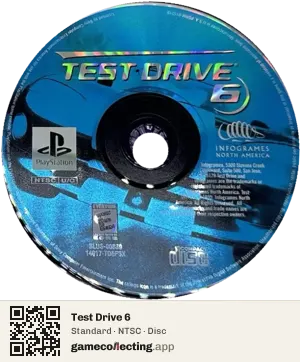 Test Drive 6 PlayStation, NTSC disc