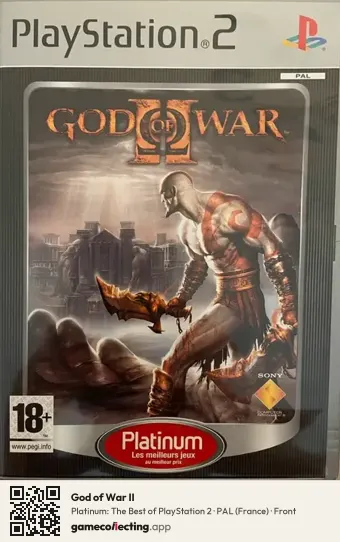 God of War II PlayStation 2, France box front
