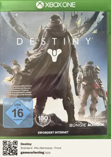 Destiny Xbox One, Germany box front