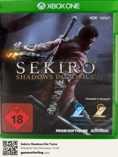 Sekiro: Shadows Die Twice Xbox One, Germany box front
