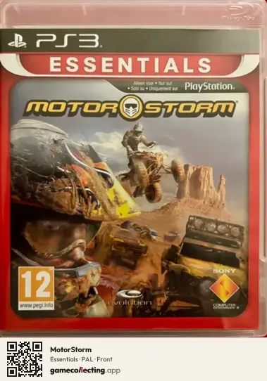 MotorStorm PlayStation 3, PAL box front