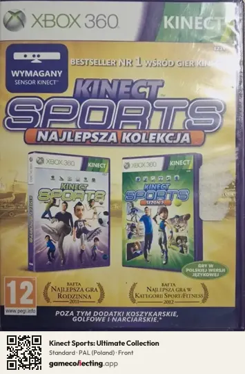 Kinect Sports: Ultimate Collection Xbox 360, Poland box front