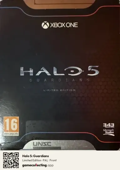 Halo 5: Guardians Xbox One, PAL box front